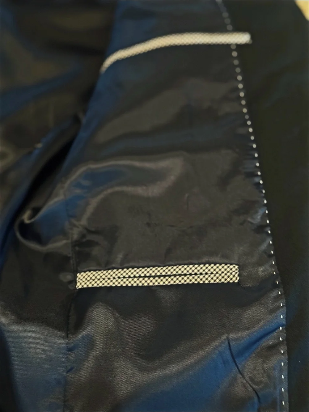 Tommy Hilfiger Navy Blue Spot Coat. Like New.